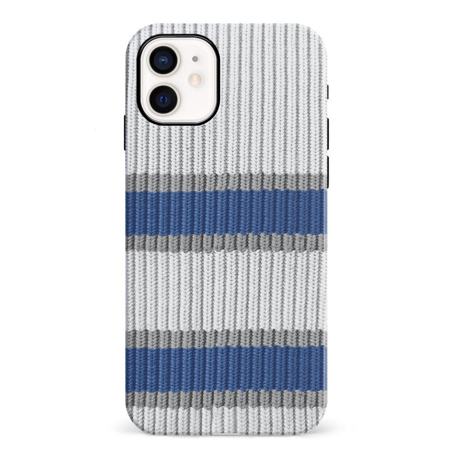 iPhone 12 Mini Hockey Sock Phone Case - Winnipeg Jets Away