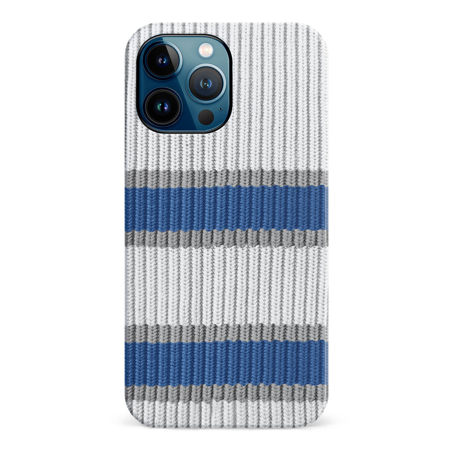 iPhone 12 Pro Max Hockey Sock Phone Case - Winnipeg Jets Away