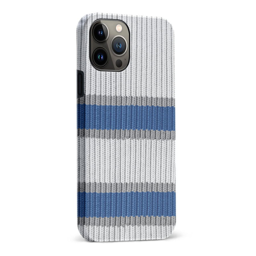 iPhone 13 Pro Max Hockey Sock Phone Case - Winnipeg Jets Away