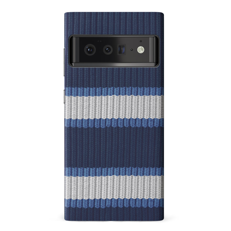 Google Pixel 6 Pro Hockey Sock Phone Case - Winnipeg Jets Home