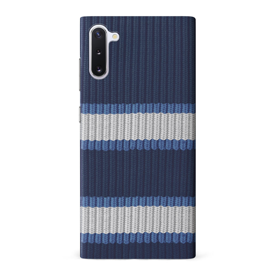 Samsung Galaxy Note 10 Hockey Sock Phone Case - Winnipeg Jets Home