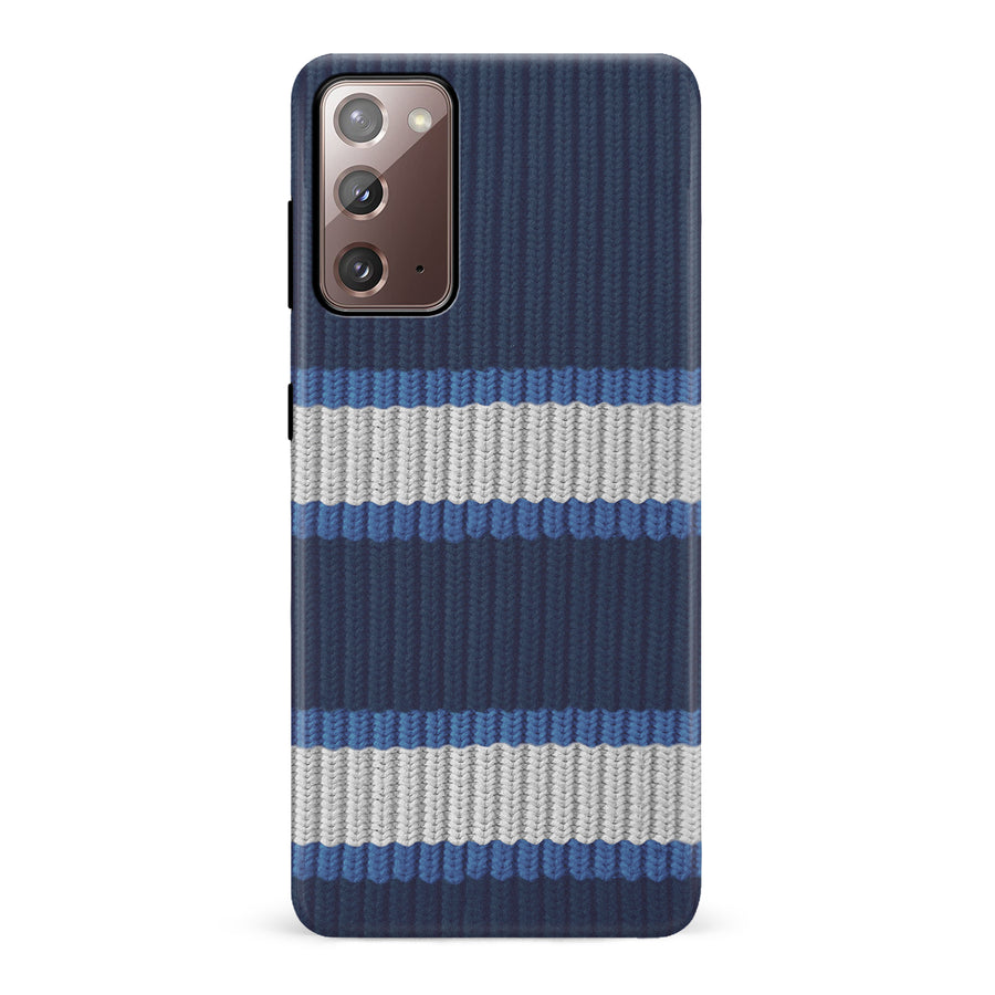 Samsung Galaxy Note 20 Hockey Sock Phone Case - Winnipeg Jets Home