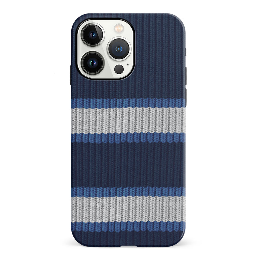 iPhone 13 Pro Hockey Sock Phone Case - Winnipeg Jets Home