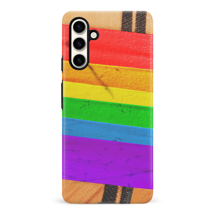 Samsung Galaxy S23 FE Hockey Stick Phone Case - Pride Tape