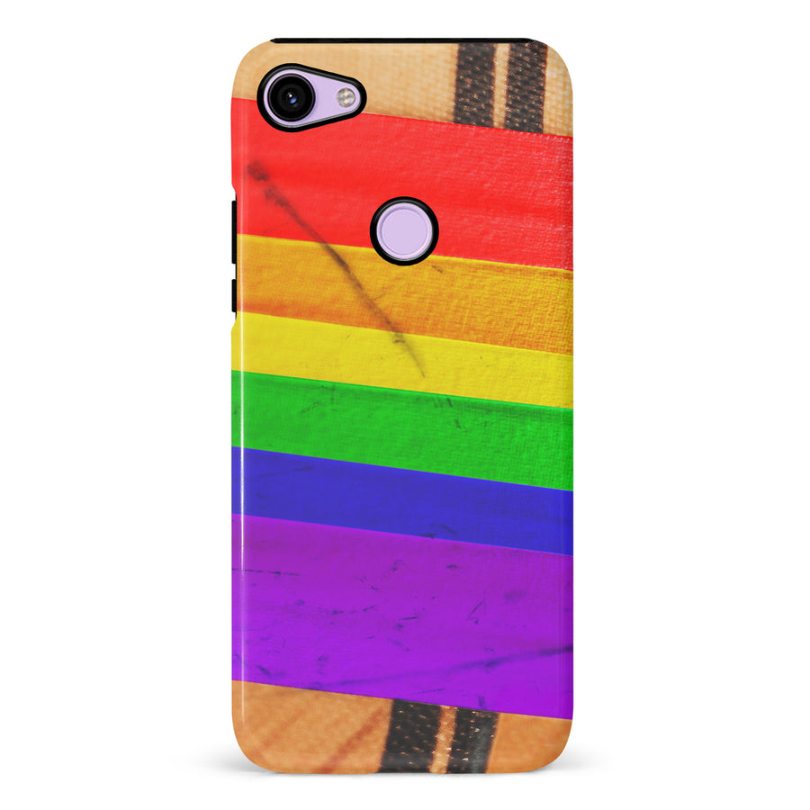 Google Pixel 3 Hockey Stick Phone Case - Pride Tape
