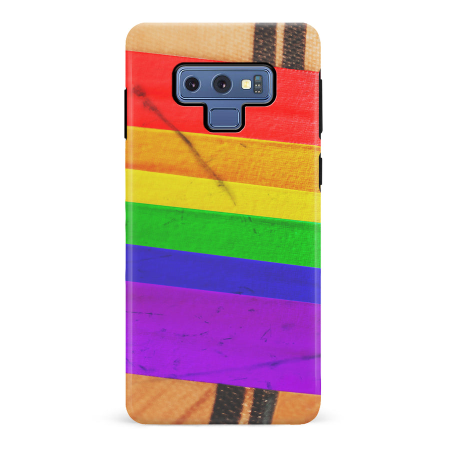 Samsung Galaxy Note 9 Hockey Stick Phone Case - Pride Tape