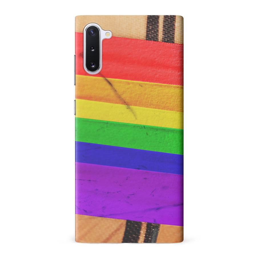 Samsung Galaxy Note 10 Hockey Stick Phone Case - Pride Tape