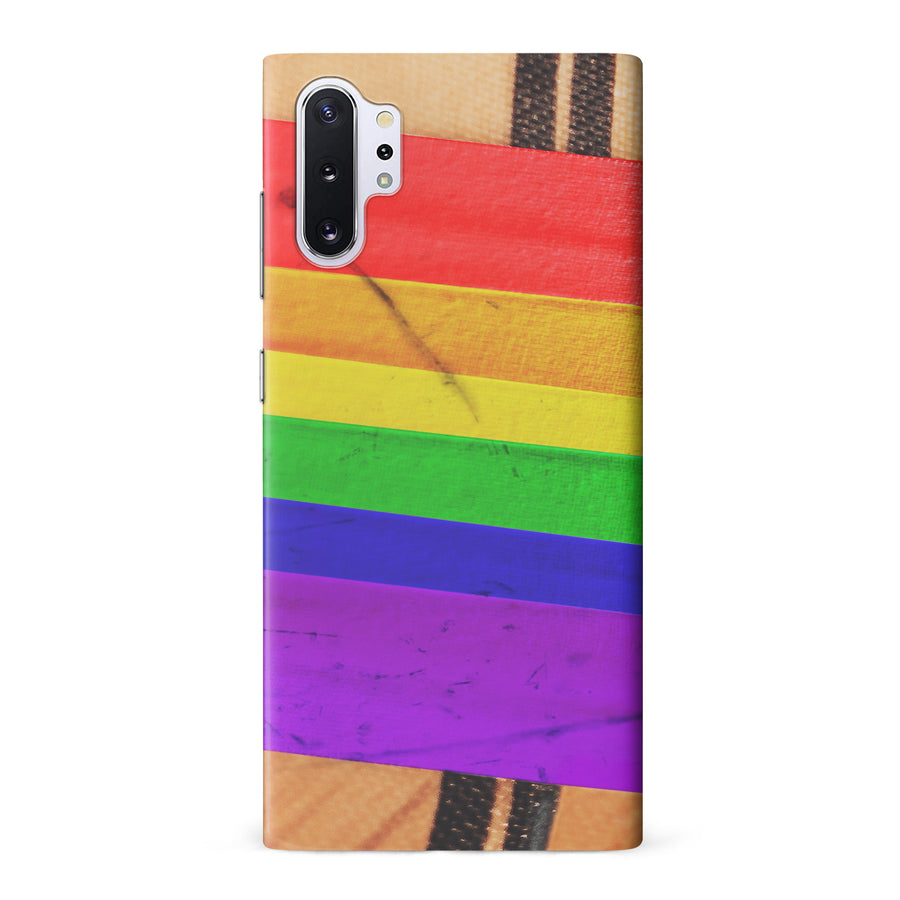 Samsung Galaxy Note 10 Plus Hockey Stick Phone Case - Pride Tape