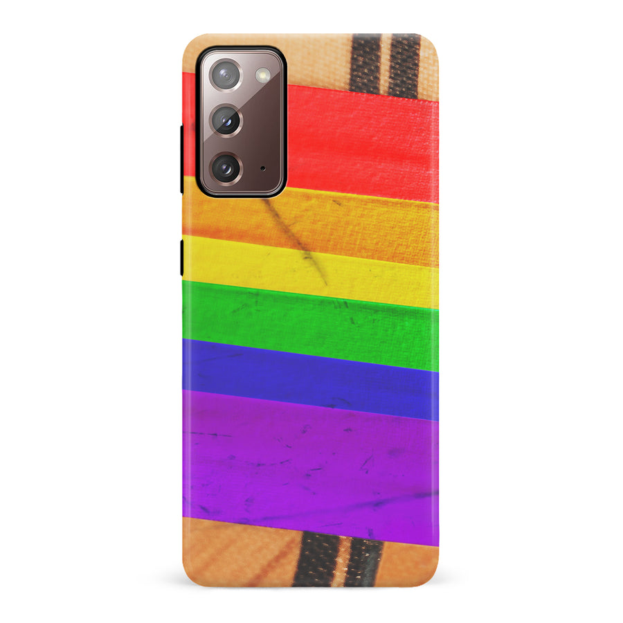 Samsung Galaxy Note 20 Hockey Stick Phone Case - Pride Tape