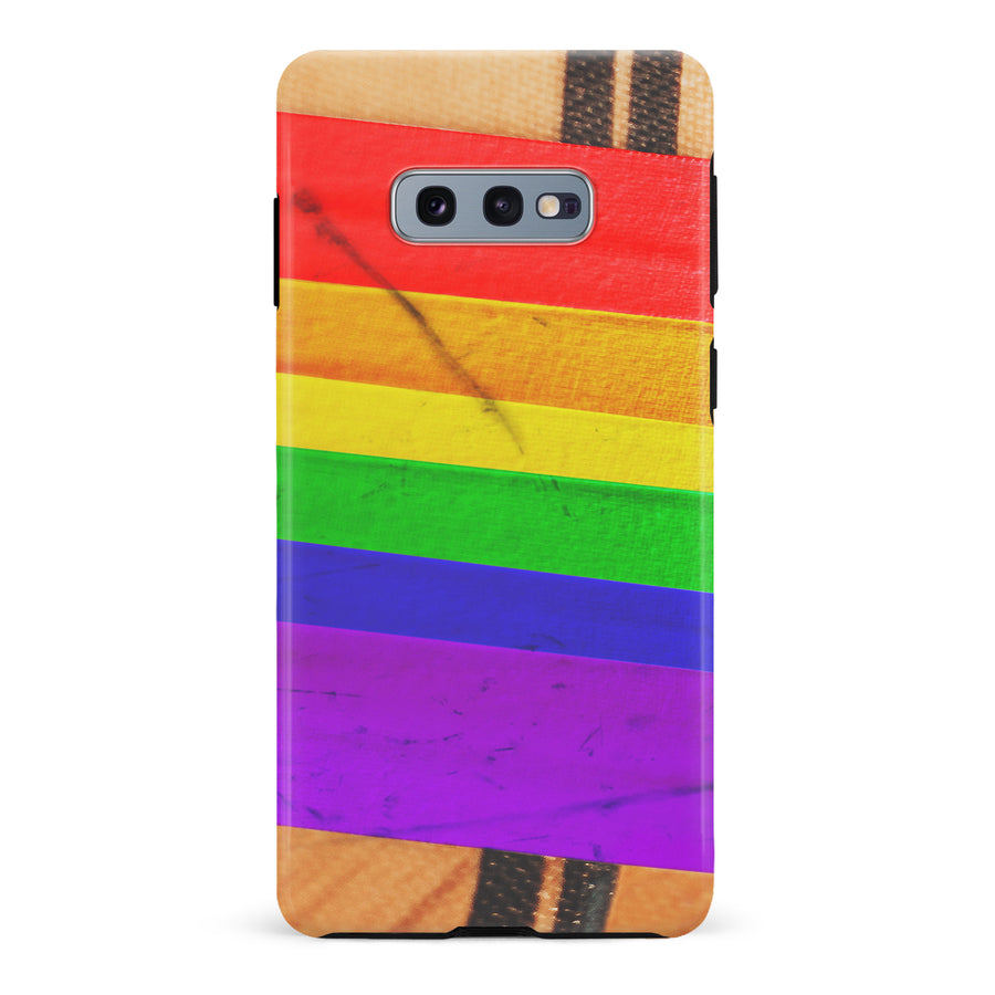Samsung Galaxy S10e Hockey Stick Phone Case - Pride Tape