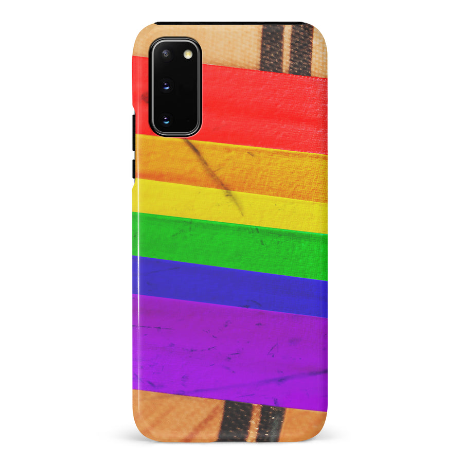 Samsung Galaxy S20 Hockey Stick Phone Case - Pride Tape