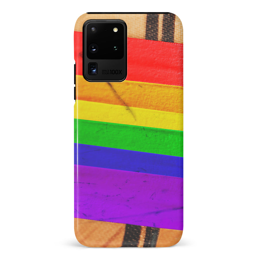 Samsung Galaxy S20 Ultra Hockey Stick Phone Case - Pride Tape