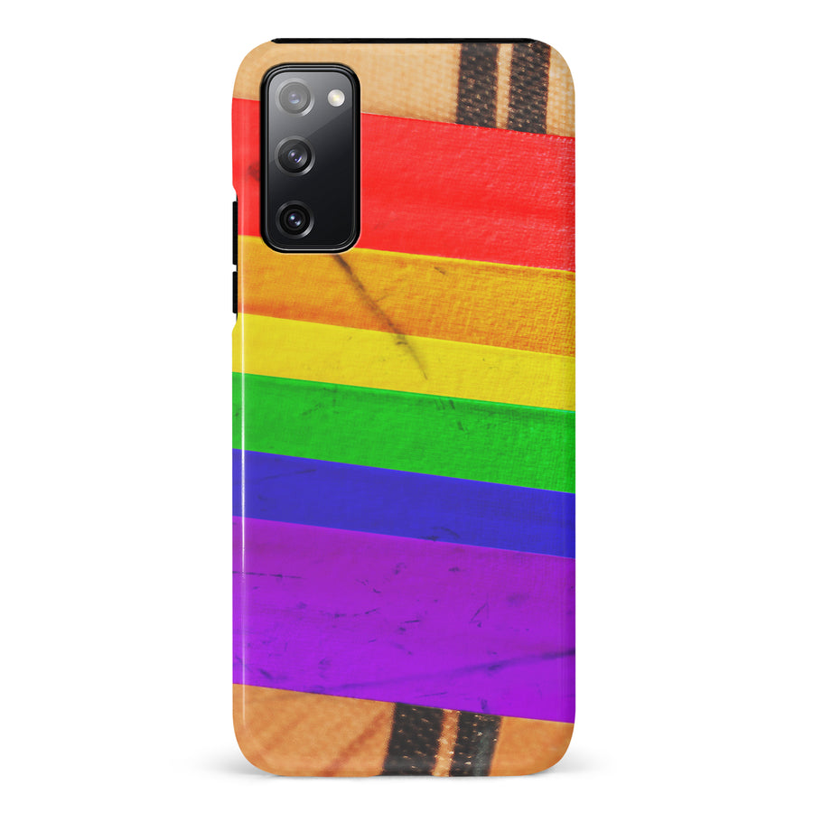 Samsung Galaxy S20 FE Hockey Stick Phone Case - Pride Tape