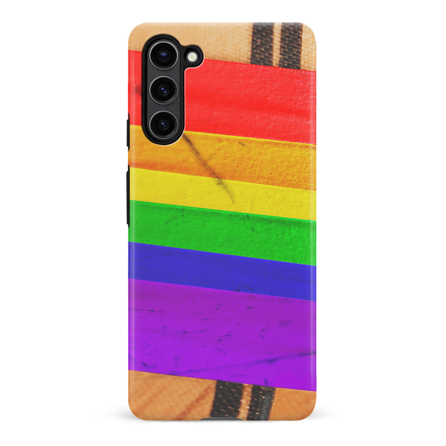 Samsung Galaxy S23 Plus Hockey Stick Phone Case - Pride Tape