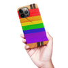 iPhone 13 Pro Max Hockey Stick Phone Case - Pride Tape
