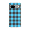 Google Pixel 8A Lumberjack Plaid Phone Case - Blue