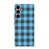 Samsung Galaxy S24 Plus Lumberjack Plaid Phone Case - Blue
