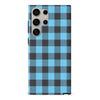Samsung Galaxy S24 Ultra Lumberjack Plaid Phone Case - Blue