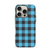 iPhone 16 Pro Lumberjack Plaid Phone Case - Blue