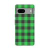 Google Pixel 8A Lumberjack Plaid Phone Case - Green