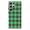 Samsung Galaxy S24 Ultra Lumberjack Plaid Phone Case - Green