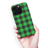 iPhone 16 Pro Max Lumberjack Plaid Phone Case - Green