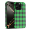 iPhone 16 Pro Max Lumberjack Plaid Phone Case - Green