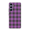 Lumberjack Plaid Phone Case - Purple