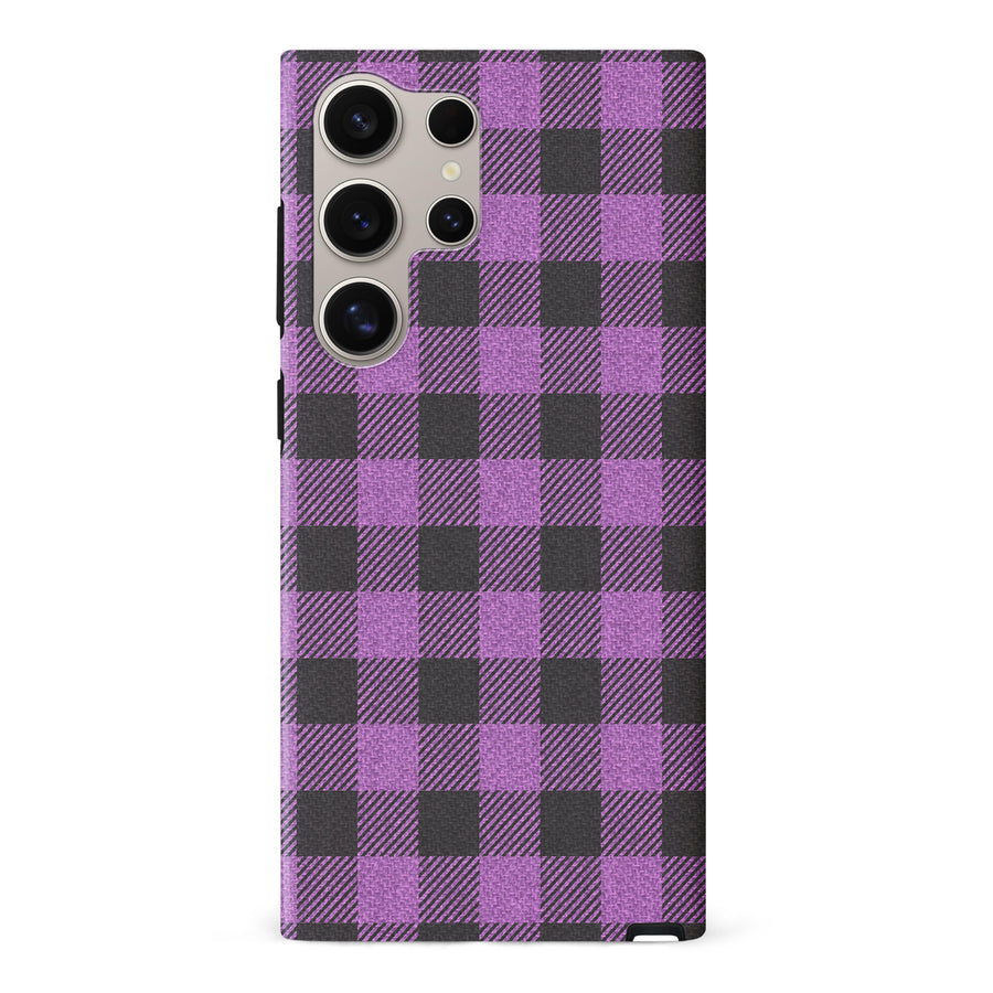 Lumberjack Plaid Phone Case - Purple