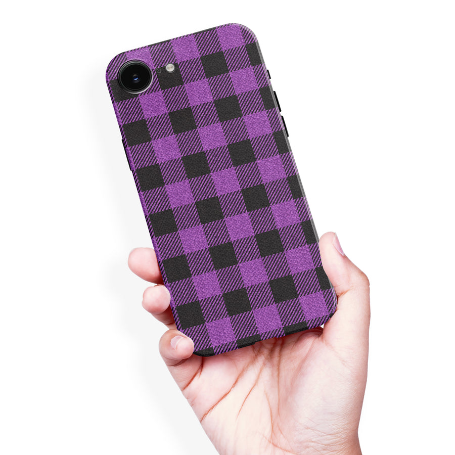 Lumberjack Plaid Phone Case - Purple