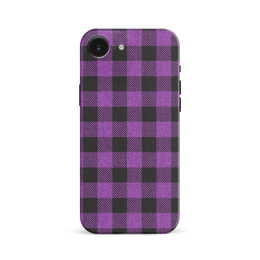 Lumberjack Plaid Phone Case - Purple