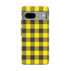 Google Pixel 8A Lumberjack Plaid Phone Case - Yellow