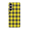Samsung Galaxy S24 Plus Lumberjack Plaid Phone Case - Yellow