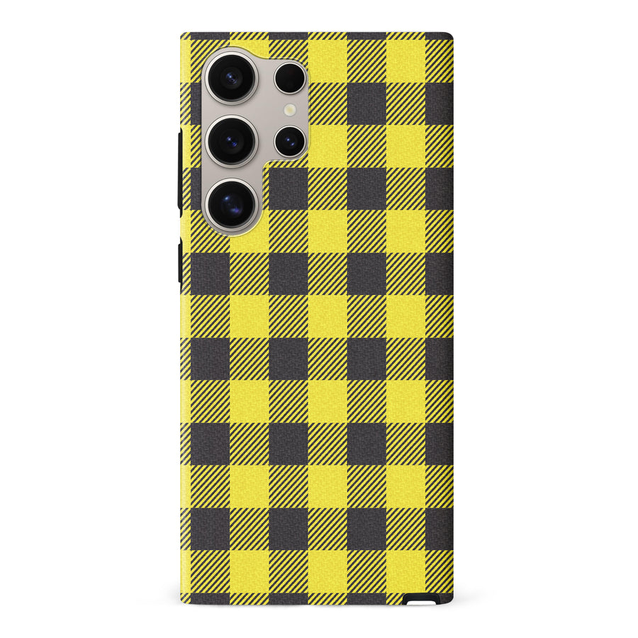 Lumberjack Plaid Phone Case - Yellow