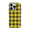 iPhone 16 Pro Lumberjack Plaid Phone Case - Yellow