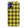 iPhone 16 Plus Lumberjack Plaid Phone Case - Yellow