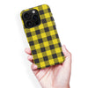 iPhone 16 Pro Max Lumberjack Plaid Phone Case - Yellow