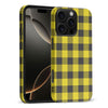 iPhone 16 Pro Max Lumberjack Plaid Phone Case - Yellow
