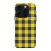 iPhone 16 Pro Max Lumberjack Plaid Phone Case - Yellow