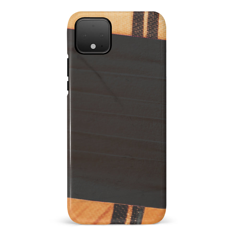 Google Pixel 4 Hockey Stick Phone Case - Black