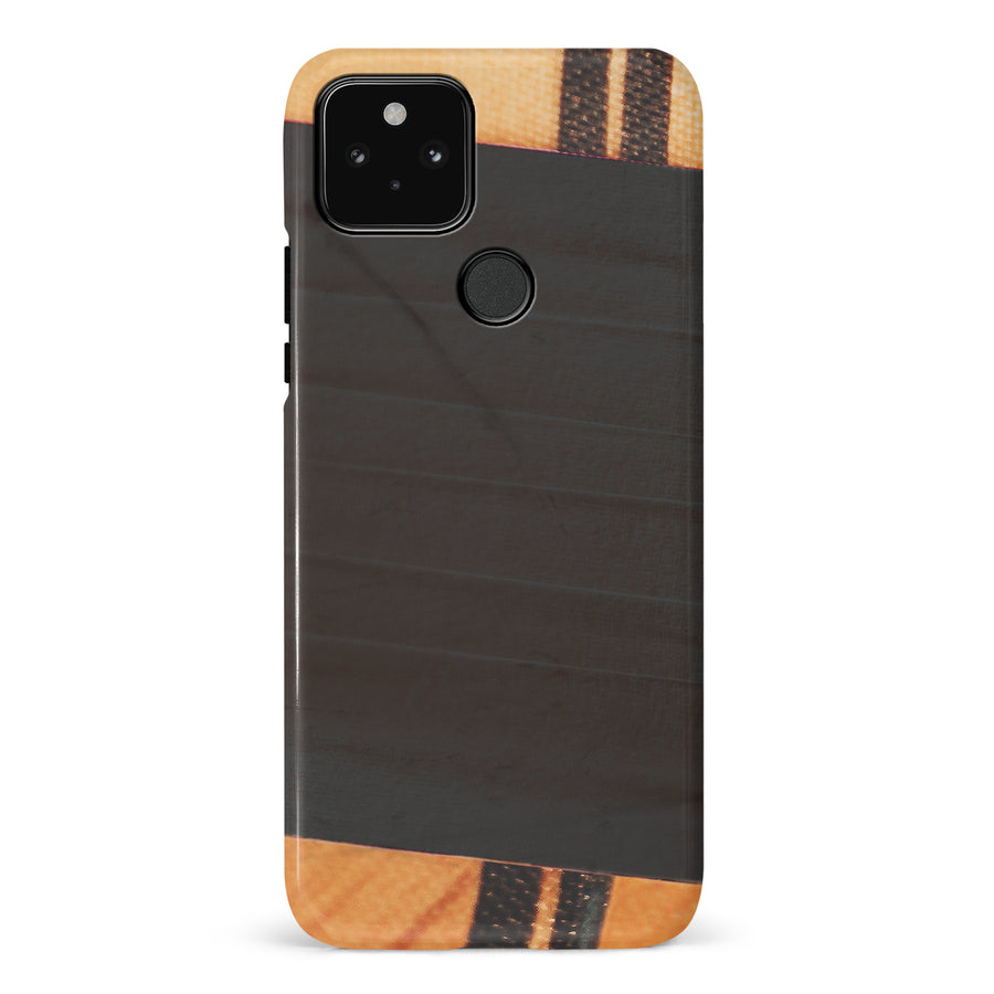 Google Pixel 5 Hockey Stick Phone Case - Black