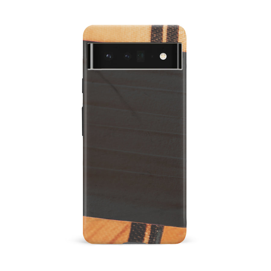 Google Pixel 6A Hockey Stick Phone Case - Black