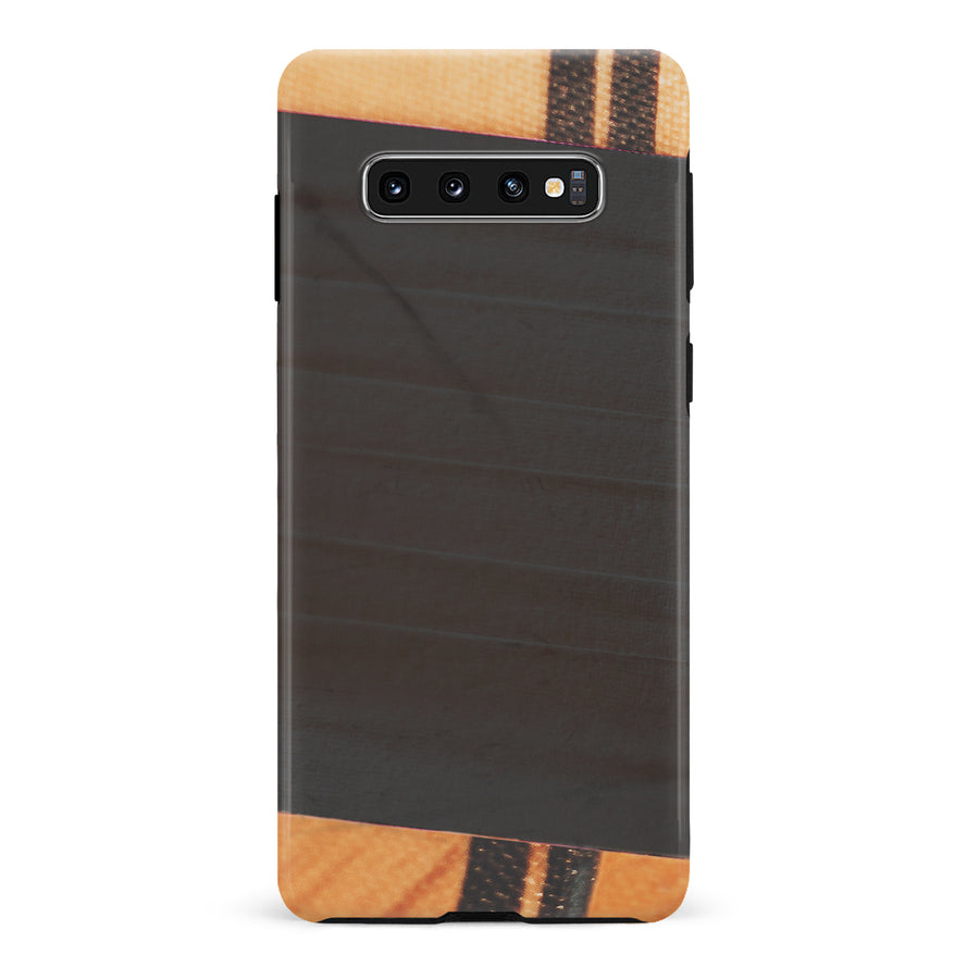 Samsung Galaxy S10 Hockey Stick Phone Case - Black
