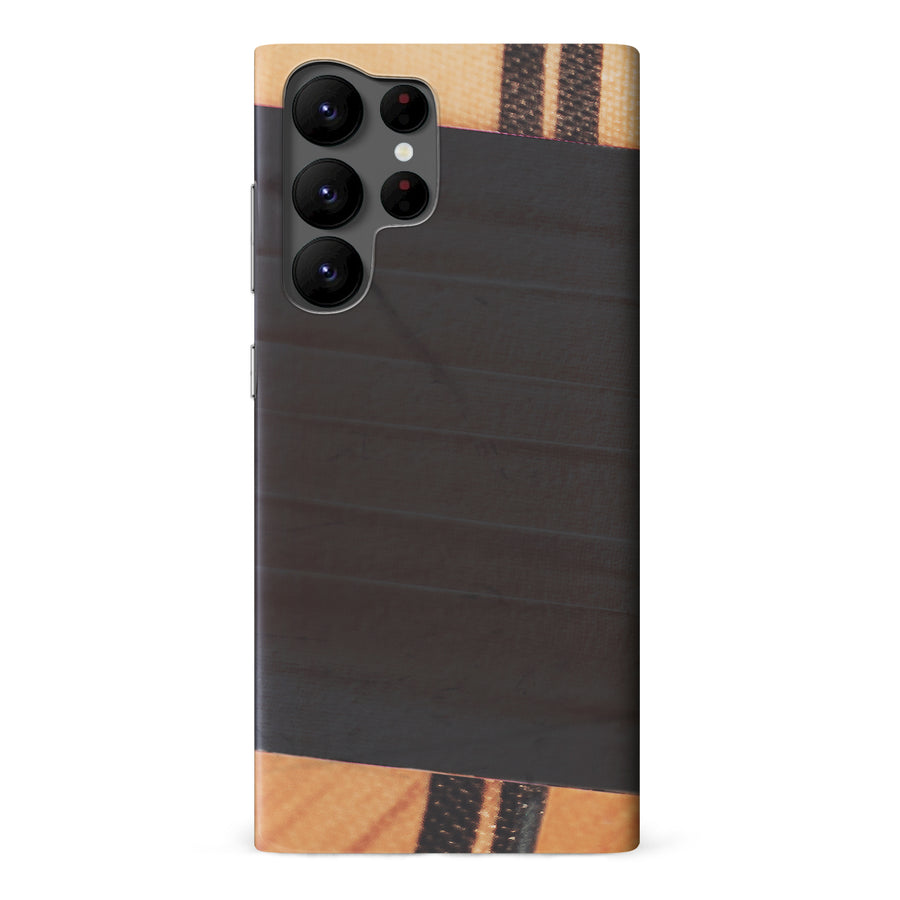 Samsung Galaxy S22 Ultra Hockey Stick Phone Case - Black