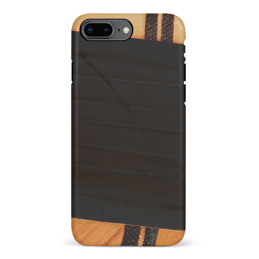iPhone 8 Plus Hockey Stick Phone Case - Black