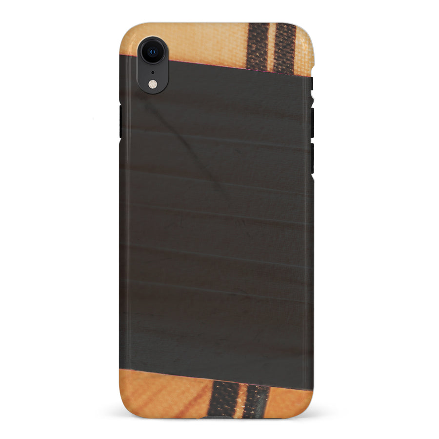 iPhone XR Hockey Stick Phone Case - Black