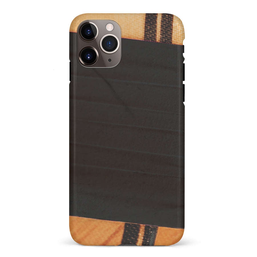 iPhone 11 Pro Max Hockey Stick Phone Case - Black