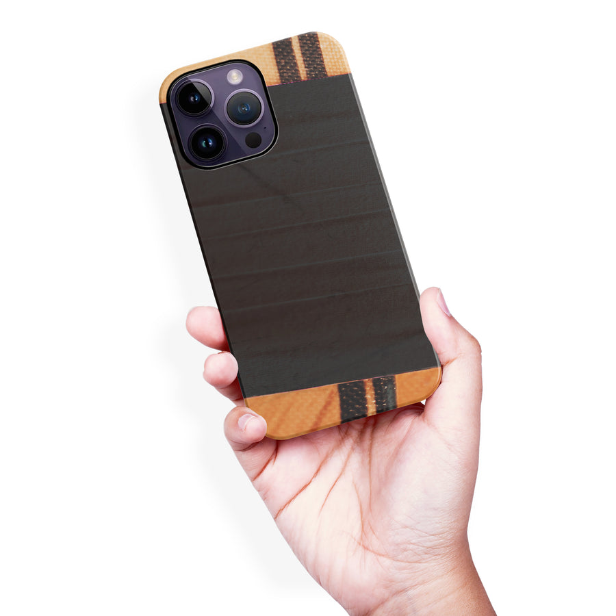iPhone 14 Pro Max Hockey Stick Phone Case - Black