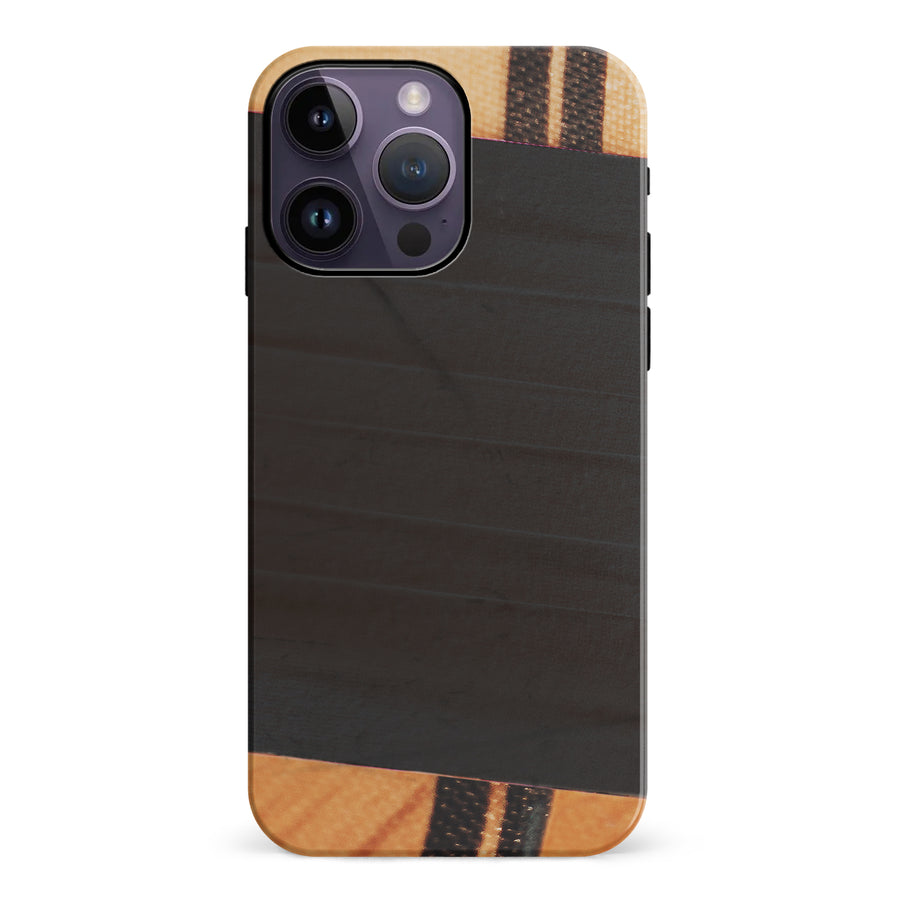 iPhone 14 Pro Max Hockey Stick Phone Case - Black