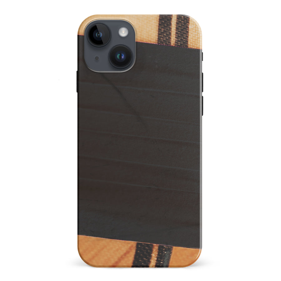 iPhone 15 Plus Hockey Stick Phone Case - Black